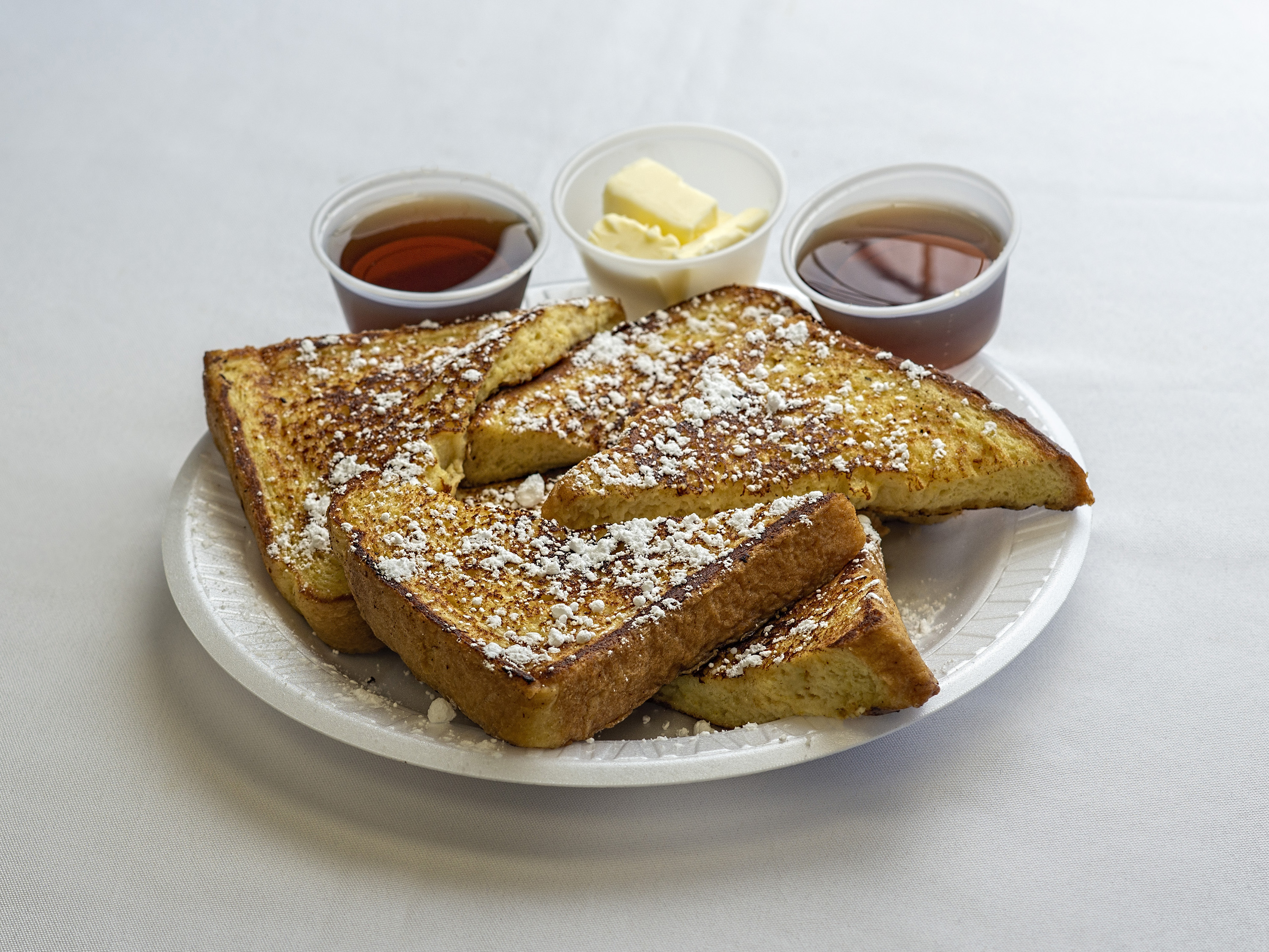 Order French Toast Platter food online from Hot Bagels Abroad store, Clifton on bringmethat.com