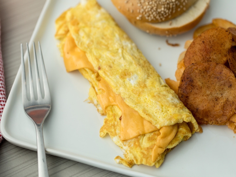 Order Ham + Cheese Omelet food online from THB Bagelry + Deli of Columbia store, Columbia on bringmethat.com