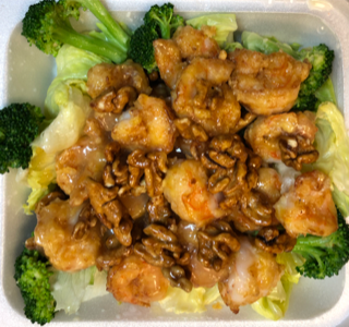 Order Honey Walnut Shrimp food online from Lucky Buddha store, Goodyear on bringmethat.com