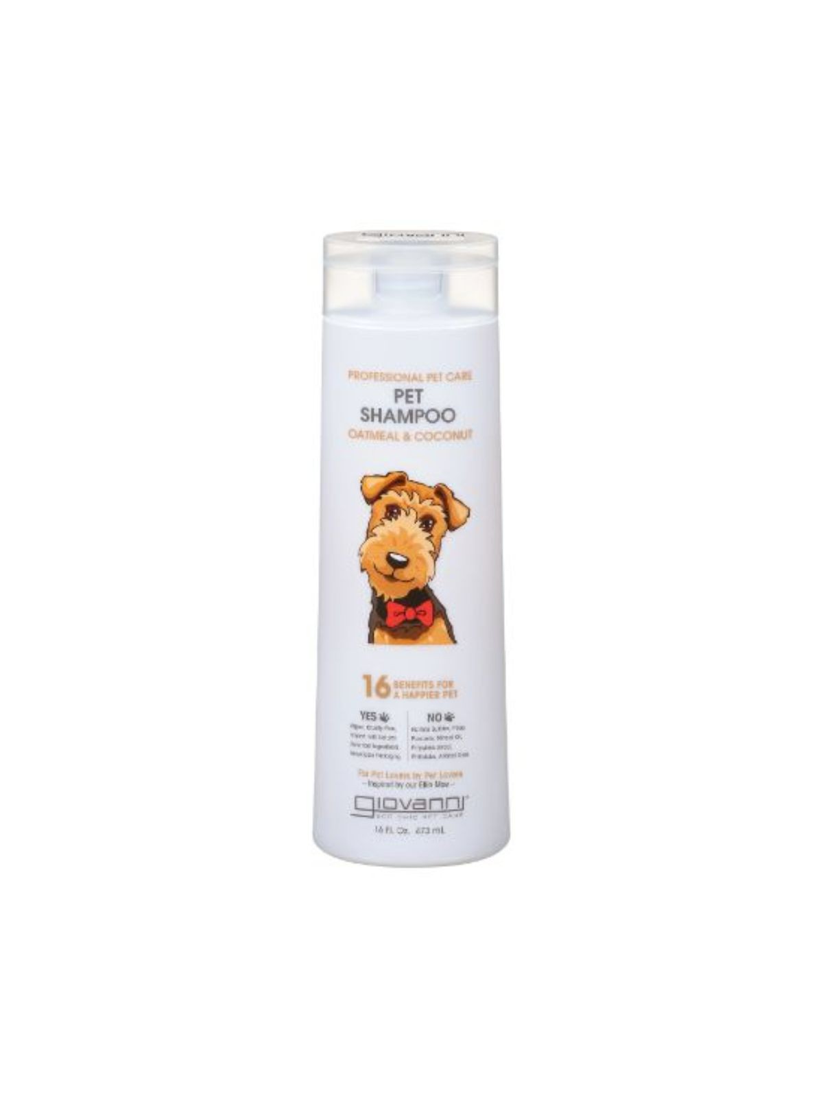Order Giovanni Cosmetics Pet Shampoo Oatmeal (16 oz) food online from Stock-Up Mart store, Minneapolis on bringmethat.com