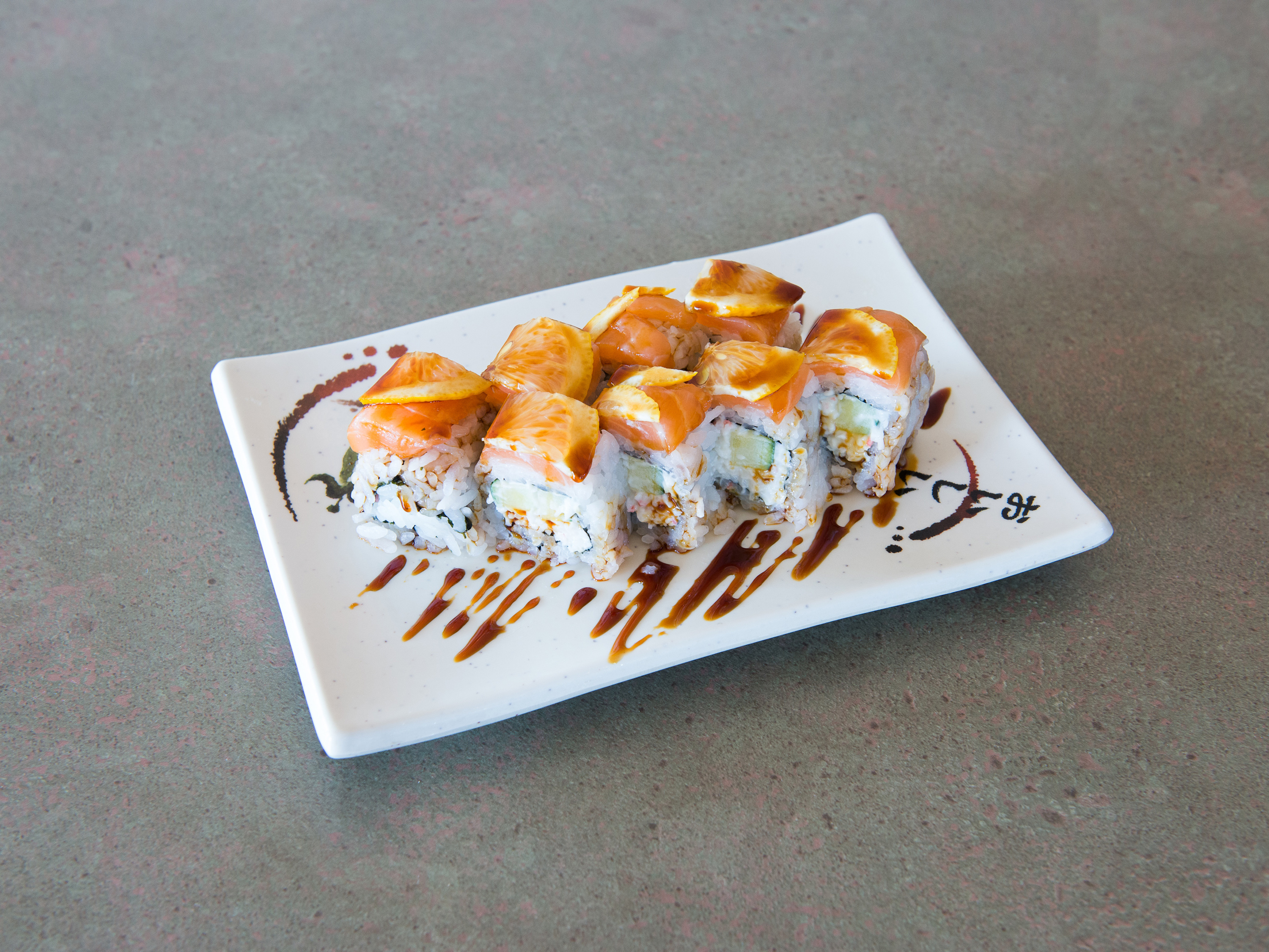 Order Sun Set Roll food online from Sushi House store, American Fork on bringmethat.com