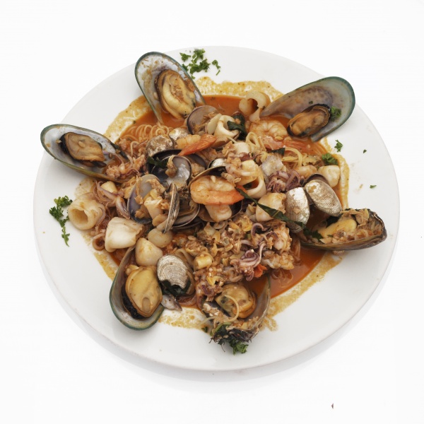Order Capellini D'Angelo al Frutti di Mare food online from Two Guys From Italy store, Glendale on bringmethat.com