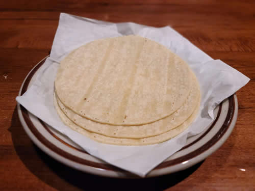 Order Side of Corn Tortillas food online from La Playa Maya store, Fort Worth on bringmethat.com