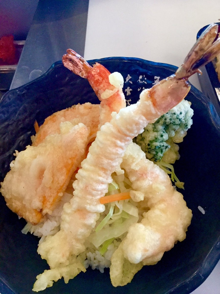 Order Tempura Don w. Salad* food online from Xian Sushi And Noodle store, Round Rock on bringmethat.com