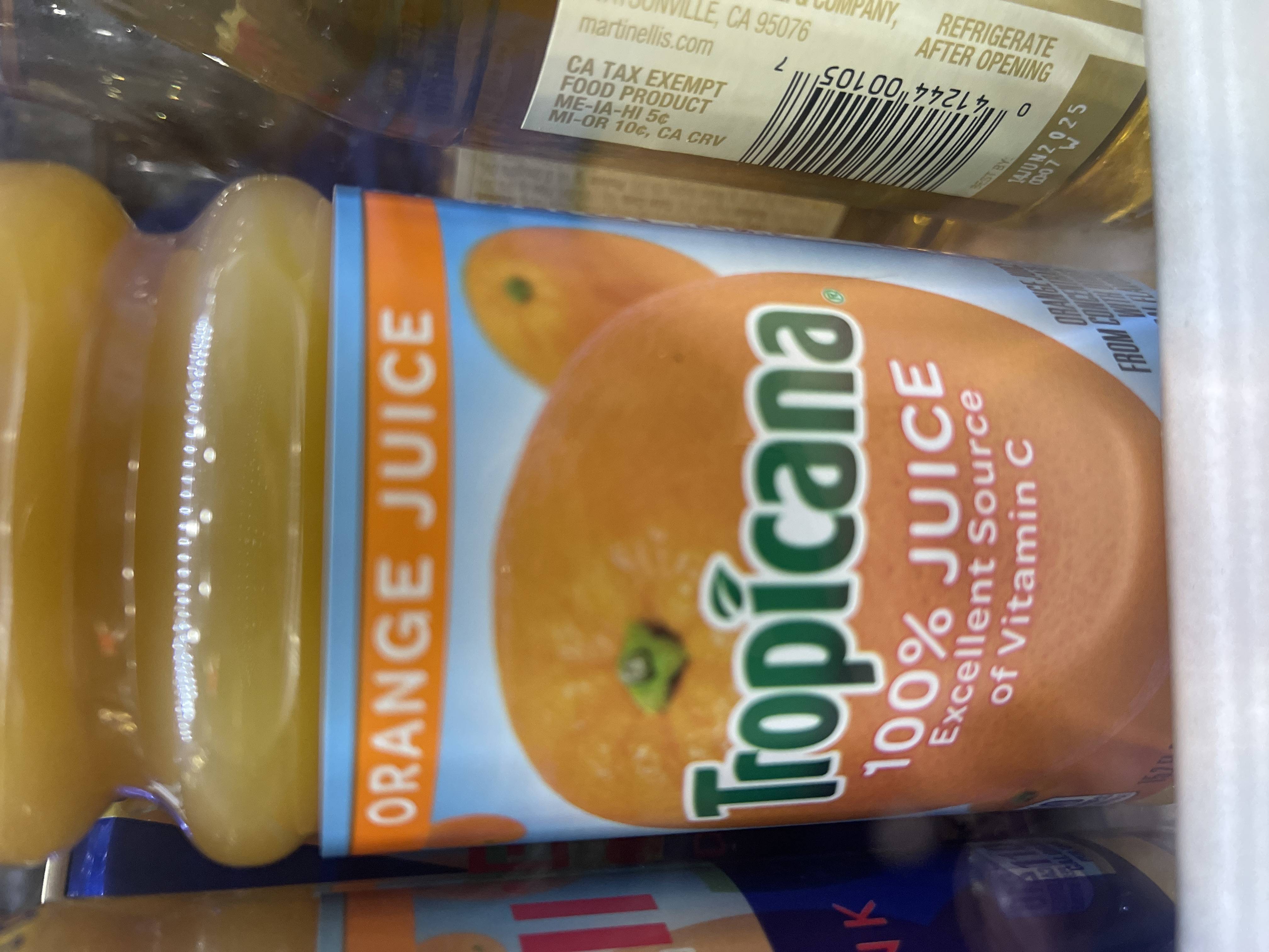 Order Tropicana 100% orange juice  food online from Kabab Plus store, Thousand Oaks on bringmethat.com