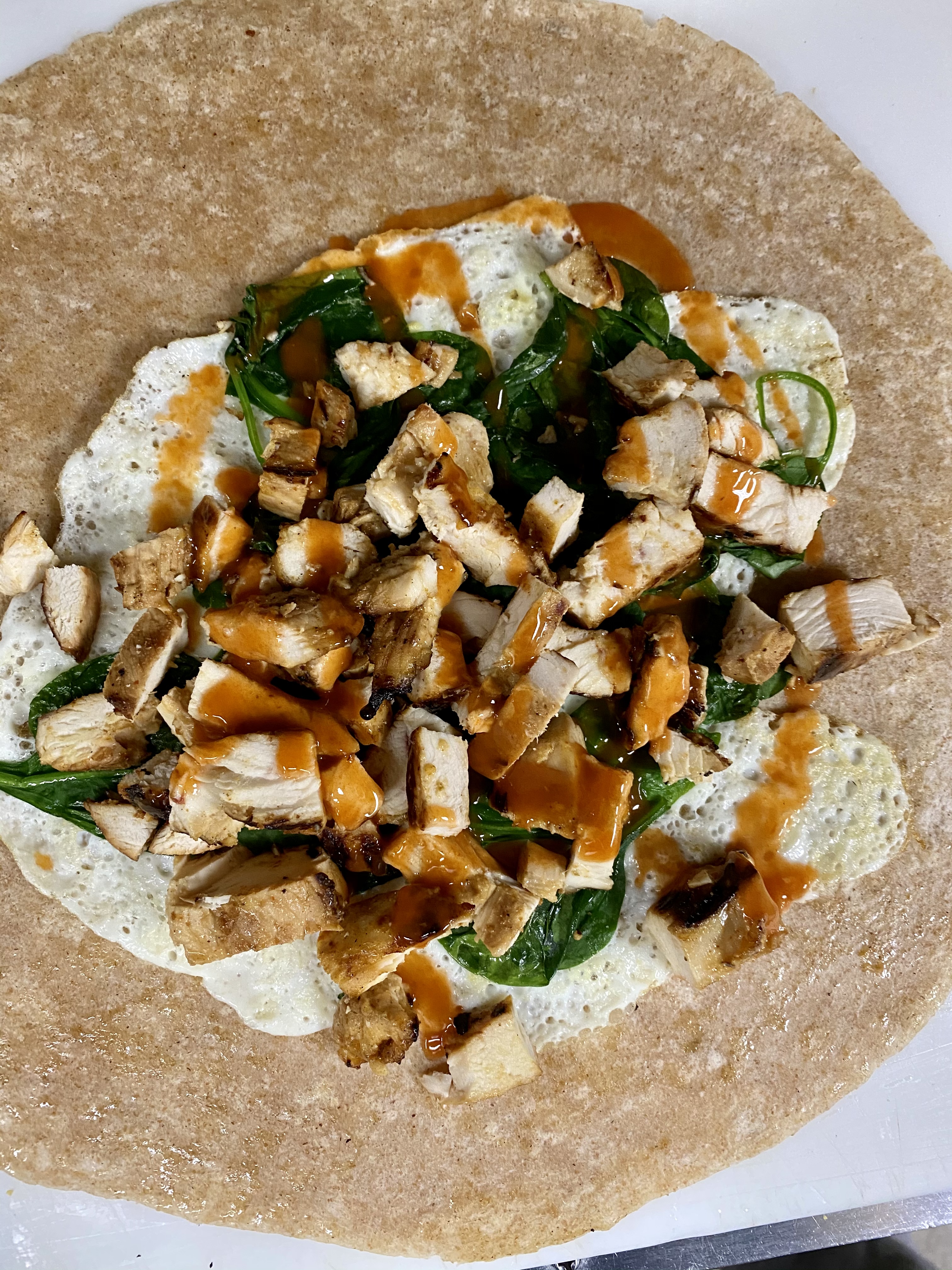 Order Special: Healthy Chicken Wrap food online from Max Bialystok & Company store, Long Beach on bringmethat.com