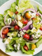 Order Greek Salad food online from Greenburg Salads store, Ardsley on bringmethat.com