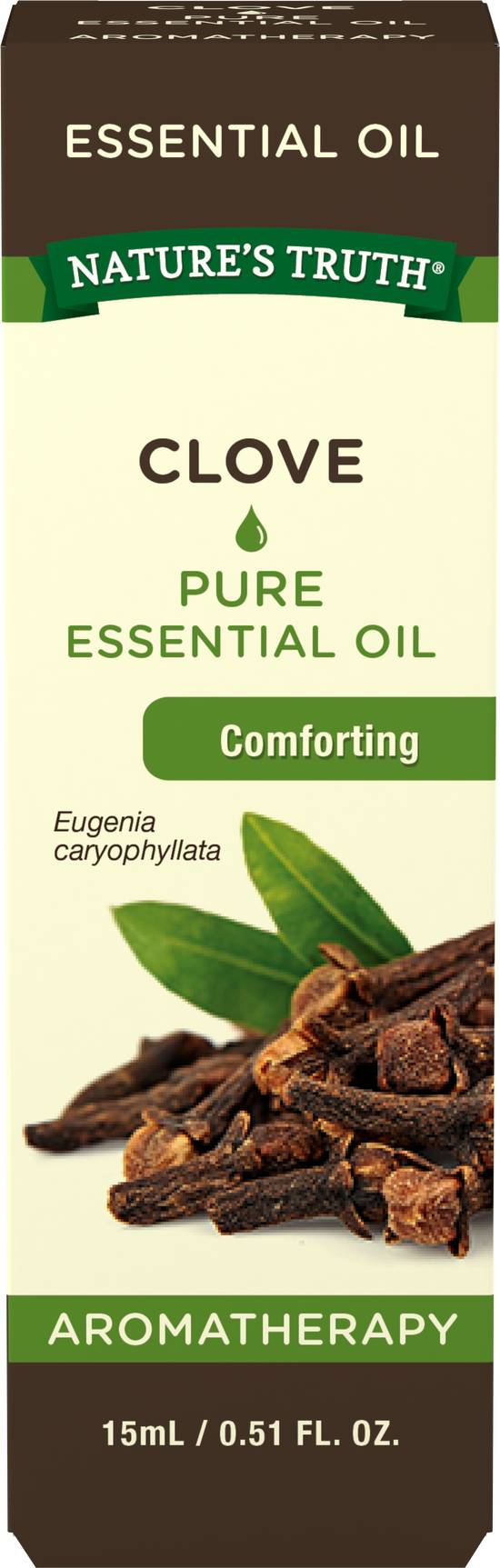 Order Nature's Truth 100% Pure Comforting Essential Oil Clove (0.51 oz) food online from Rite Aid store, Palm Desert on bringmethat.com