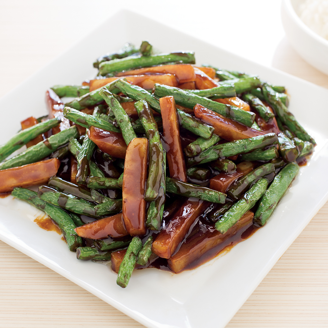 Order 145. String Beans with House Sauce food online from Tasty Noodle House store, Irvine on bringmethat.com