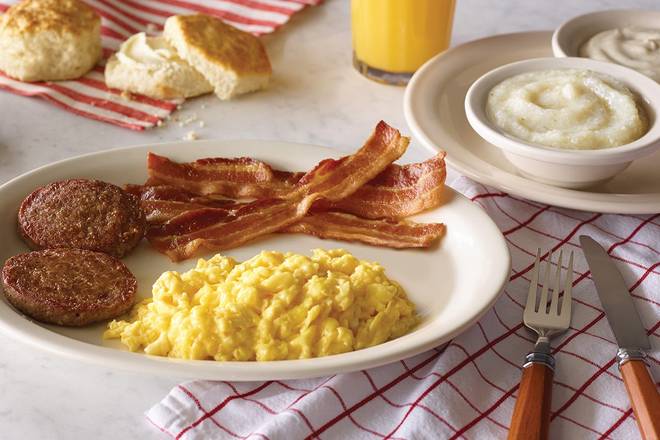 Order Double Meat Breakfast food online from Cracker Barrel Old Country Store store, Corinth on bringmethat.com
