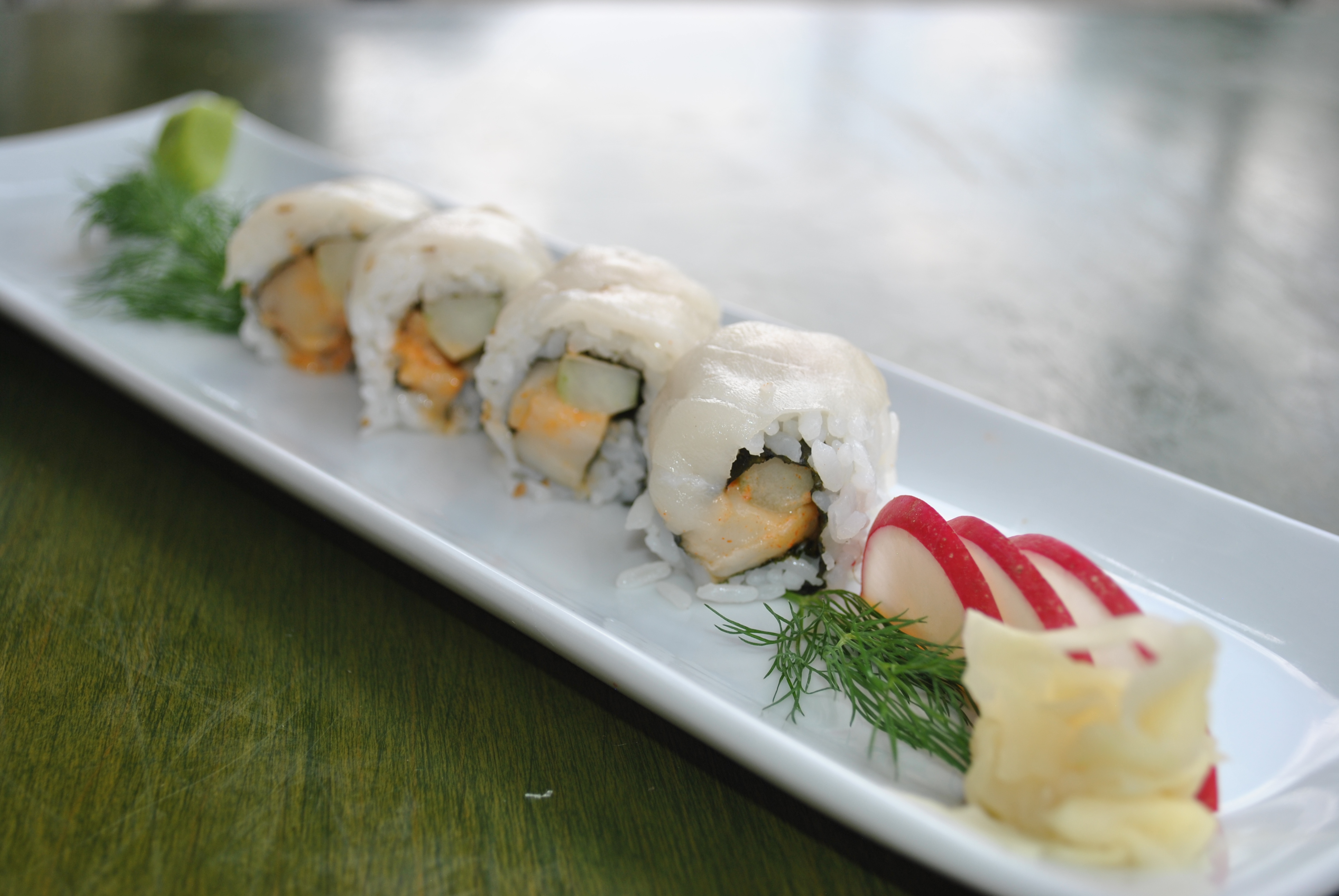 Order Snow White Roll  food online from Kooma Sushi store, Columbus on bringmethat.com