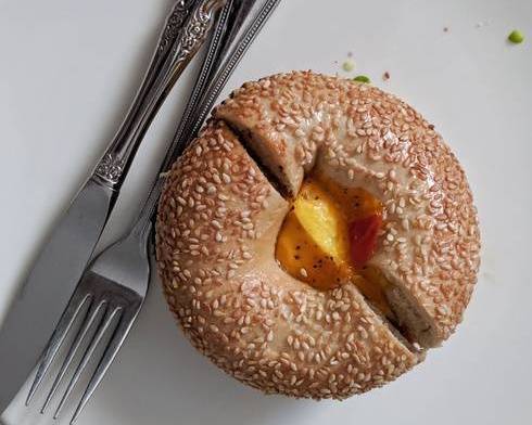 Order Egg and Cheese food online from The Posh Bagel store, San Francisco on bringmethat.com