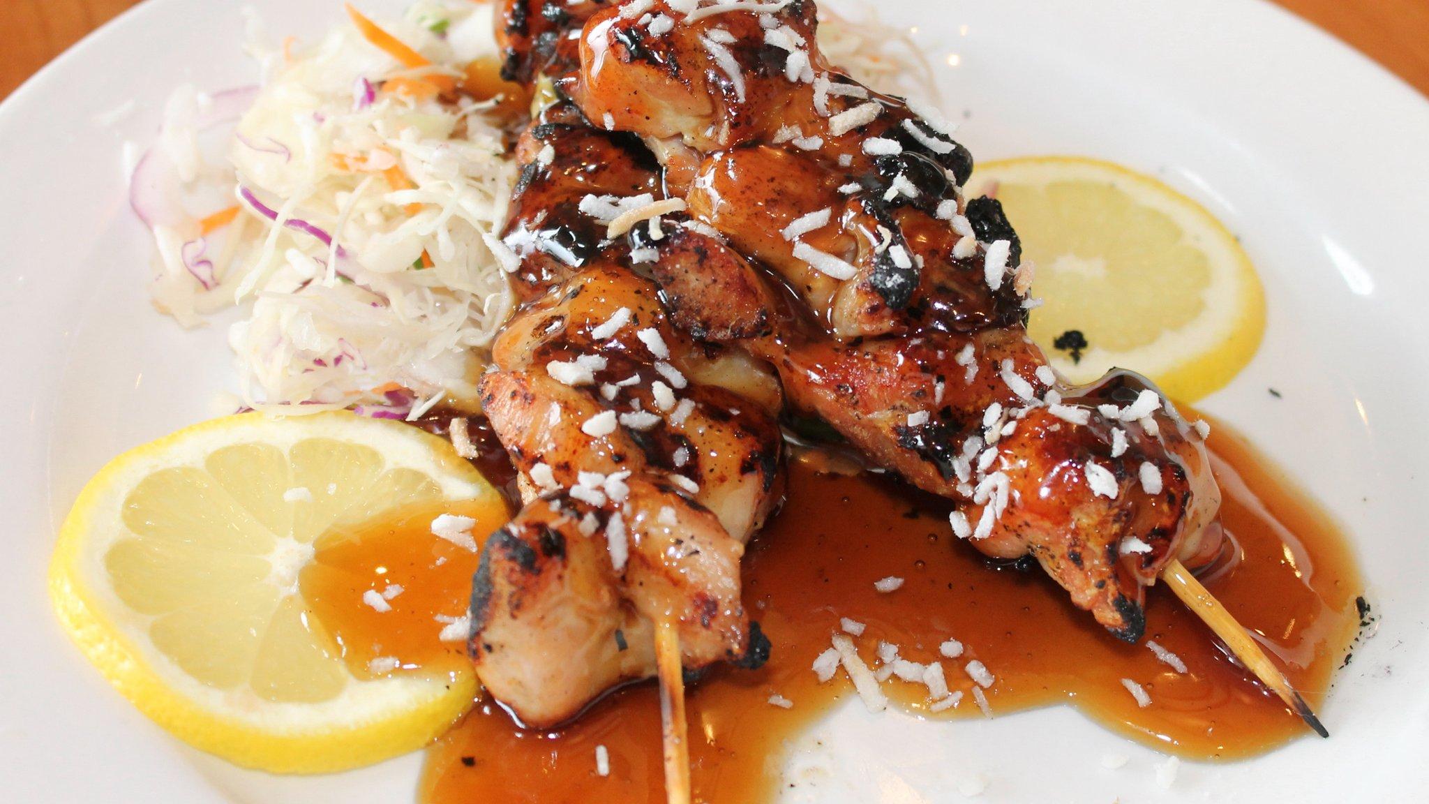 Order Thai Style Chicken Skewers food online from Hapa Sushi Grill and Sake Bar Lodo store, Denver on bringmethat.com