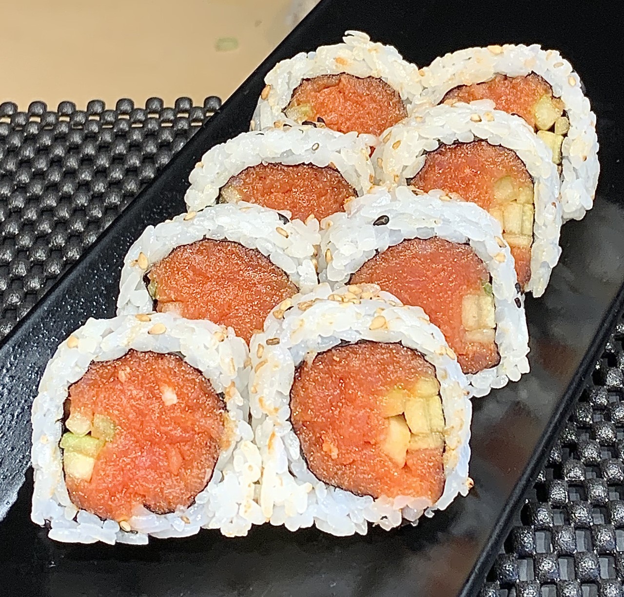 Order Spicy Tuna Roll food online from Kazuki Sushi store, Los Angeles on bringmethat.com