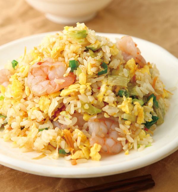 Order E10. Shrimp Fried Rice food online from Wok Station store, San Francisco on bringmethat.com