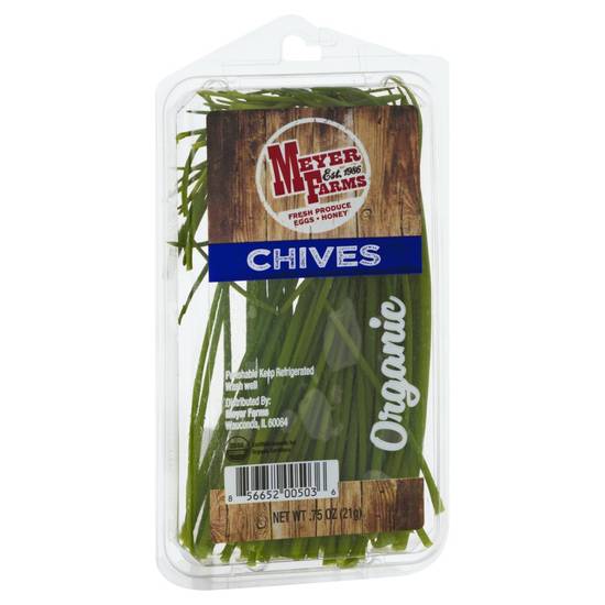 Order Meyer Farms · Organic Chives (0.8 oz) food online from Jewel-Osco store, Libertyville on bringmethat.com