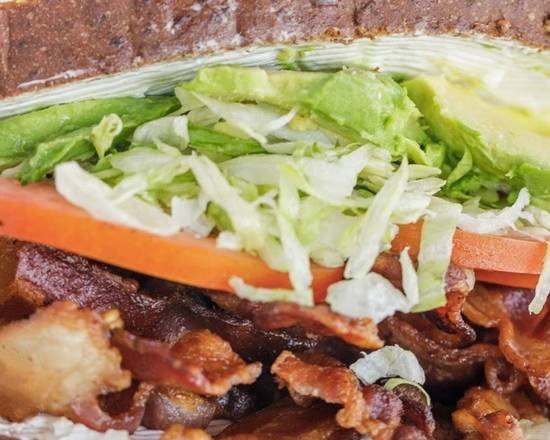 Order California BLT food online from Baggin's Gourmet Sandwiches store, Oro Valley on bringmethat.com
