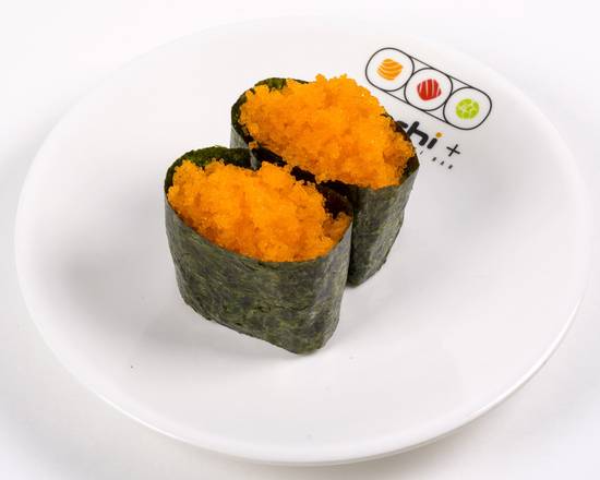 Order Flying Smelt Roe Gunkan (Masago) (2 pcs) food online from Sushi + Rotary Sushi Bar store, Aurora on bringmethat.com