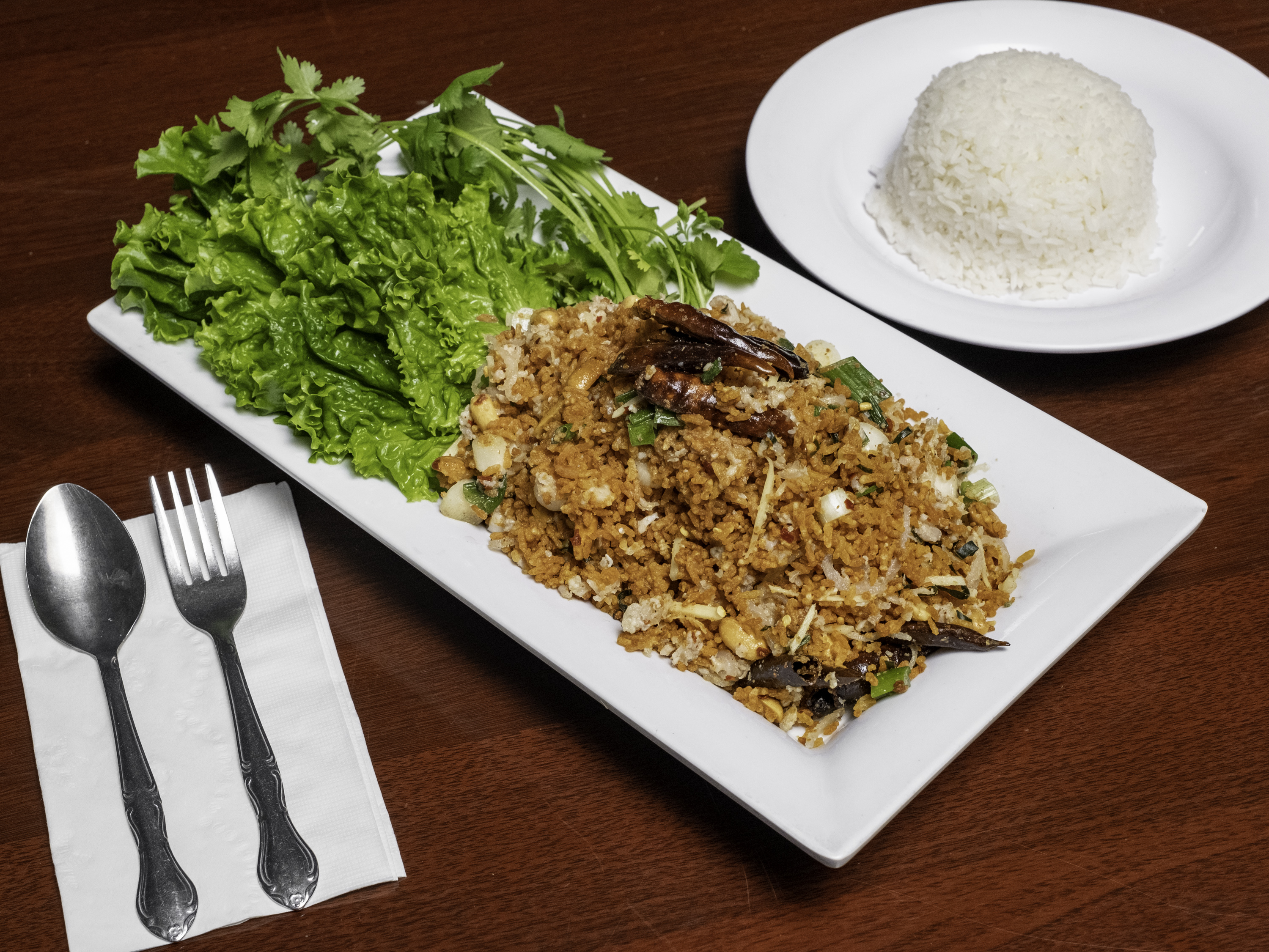 order online -  Nam Sod with Crispy Rice from Thai Nakorn on bringmethat.com