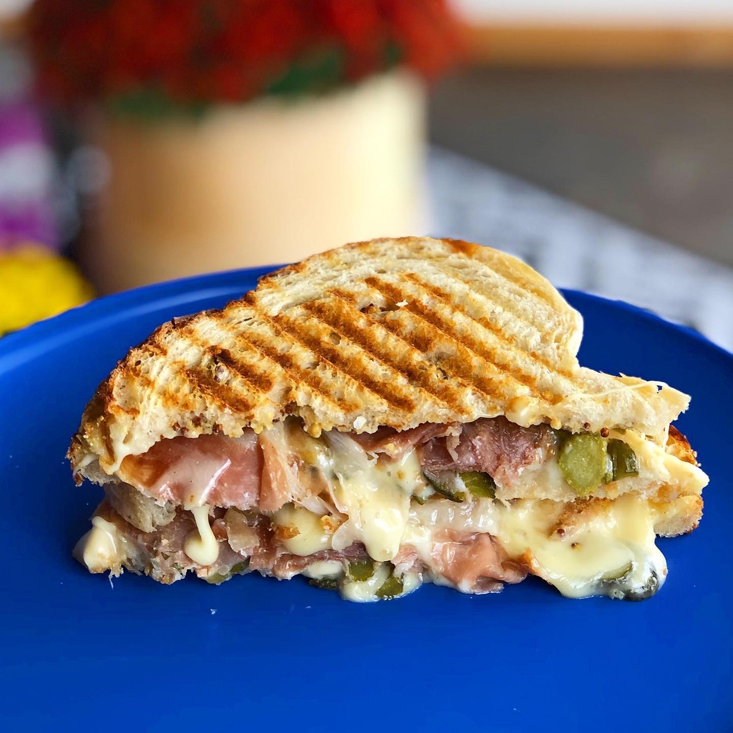 Order Raclette and Prosciutto  Sandwich food online from Bleu Fox Cheese Shop store, Chattanooga on bringmethat.com
