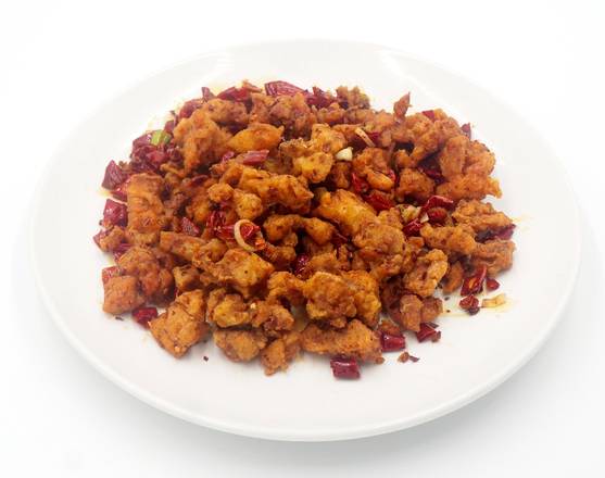 Order 401 Dried Chili Chicken 辣子鸡 food online from 8000 Miles store, Roselle on bringmethat.com