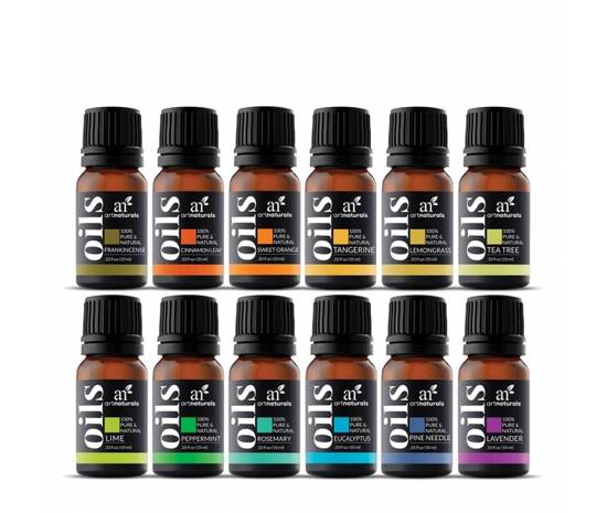 Order Art Naturals Top 12 Essential Oils Set Assorted (0.33 oz) food online from Rite Aid store, Palm Desert on bringmethat.com