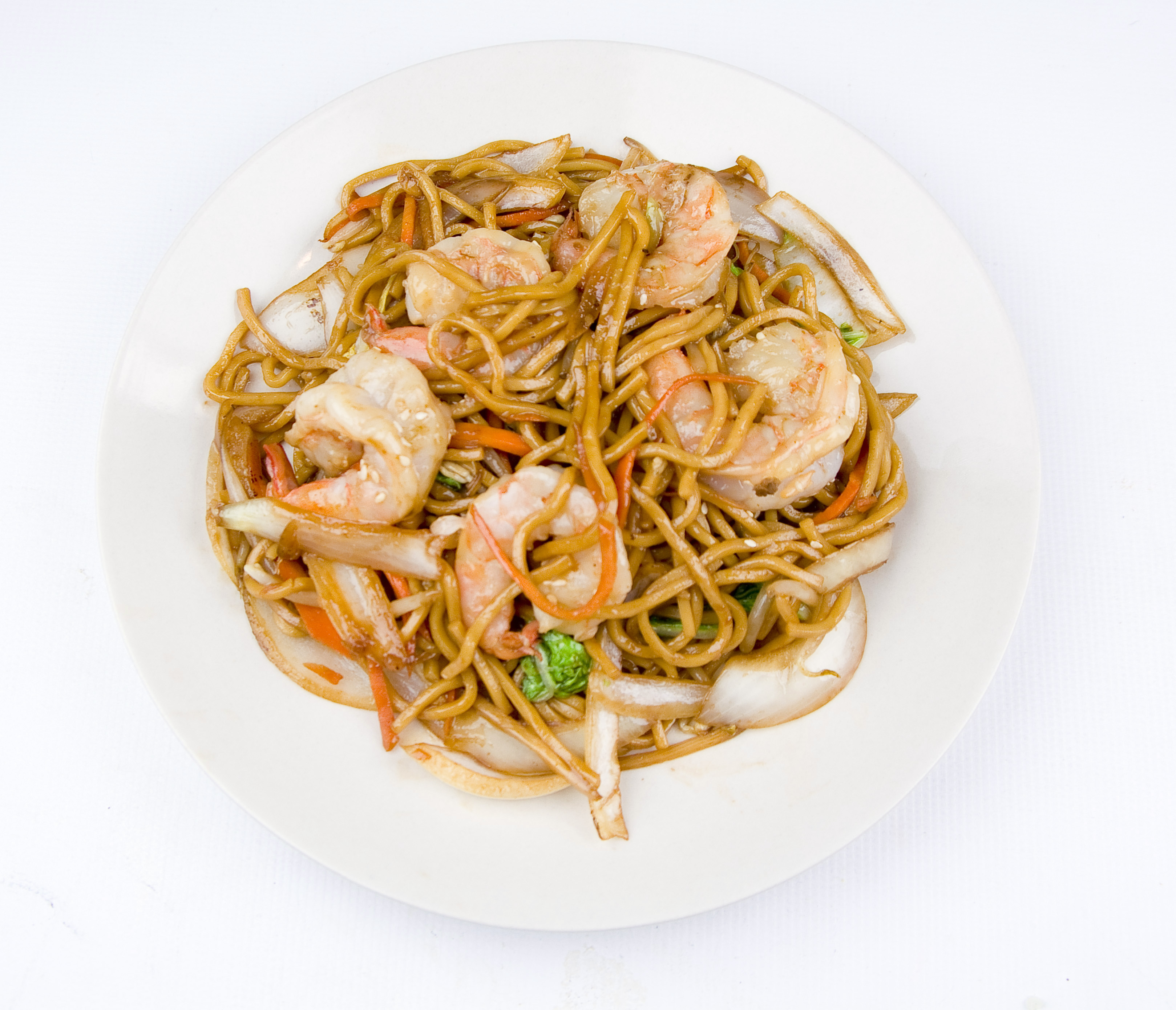 Order 28. Shrimp Lo Mein food online from Royal Buffet Sushi Grill store, Youngstown on bringmethat.com