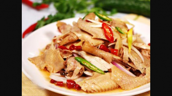 Order Chicken Salad with Sichuan Pepper food online from Silk Road Garden store, Rowland Heights on bringmethat.com