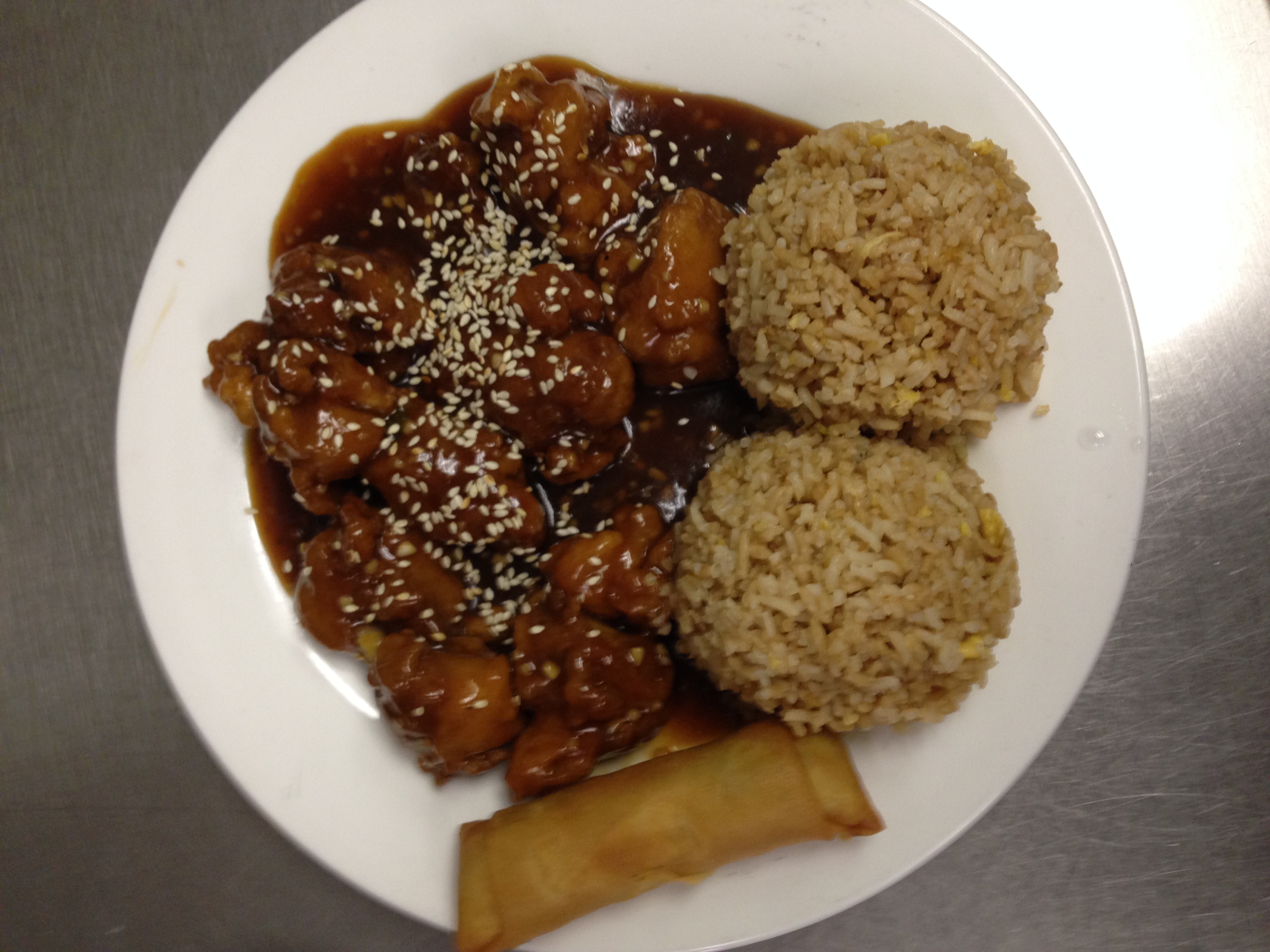 Order L7. Sesame Chicken Lunch Special food online from Hunan Garden store, Houston on bringmethat.com