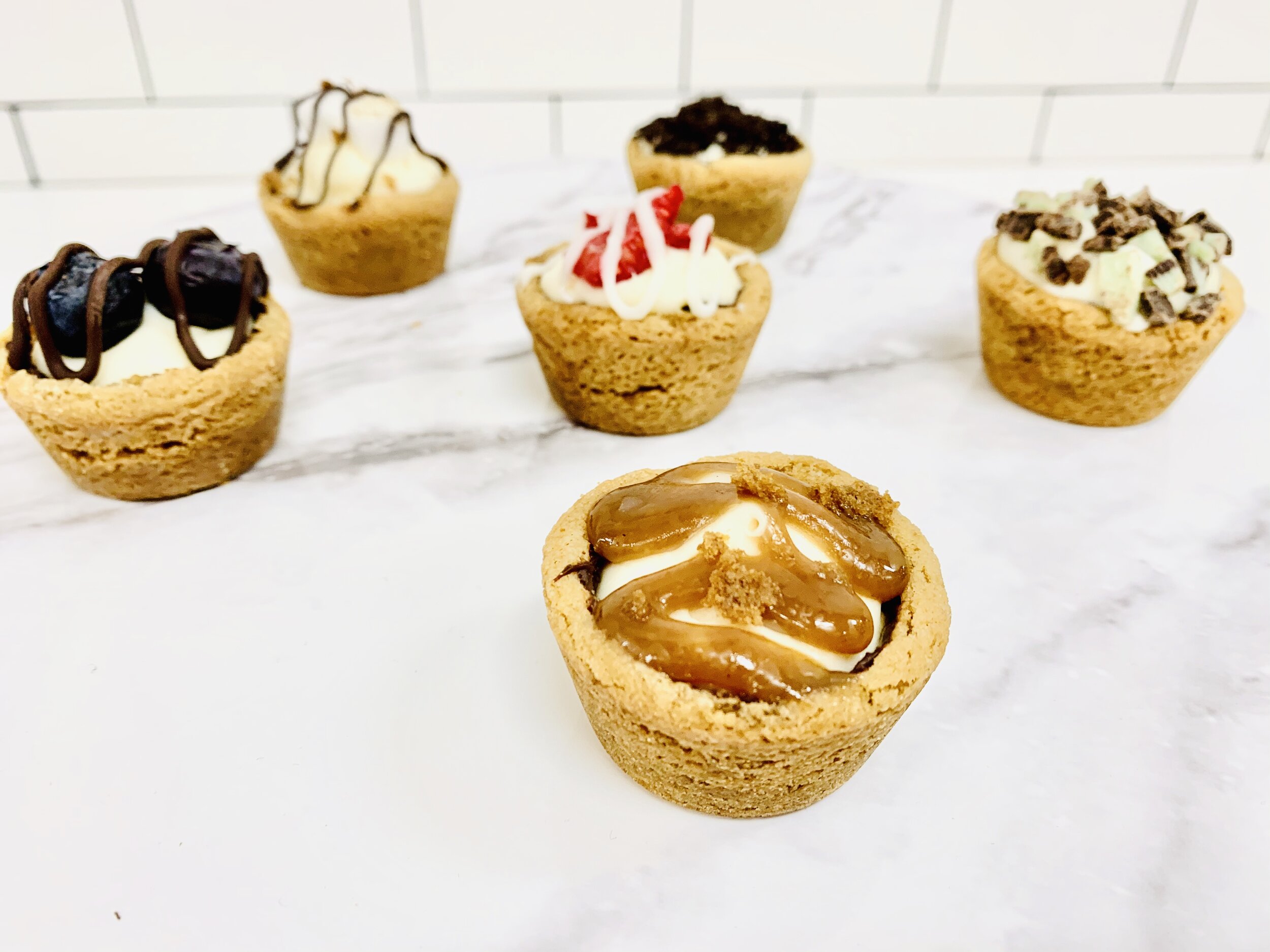 Order Cheesecream Cookie Cups food online from Cheesecake Culture store, St. George on bringmethat.com
