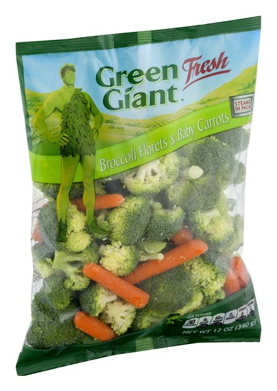 Order Green Giant · Fresh Broccoli Florets & Baby Carrots (12 oz) food online from Albertsons Express store, Azle on bringmethat.com