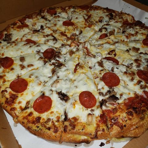 Order The Ultimeat Pizza food online from Dan Pizza Co store, Webster on bringmethat.com
