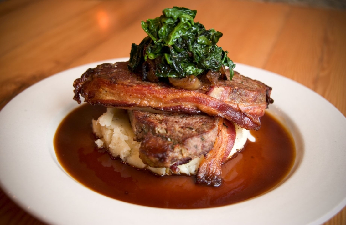 Order Bacon Wrapped Meatloaf food online from Uncommon Ground on Clark store, Chicago on bringmethat.com