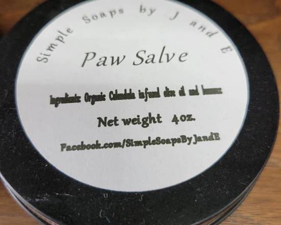 Order Simple Soaps by J&E Paw Wax Unscented (4 oz) food online from What The Fluff? Pet Store & More! Llc store, Woodridge on bringmethat.com