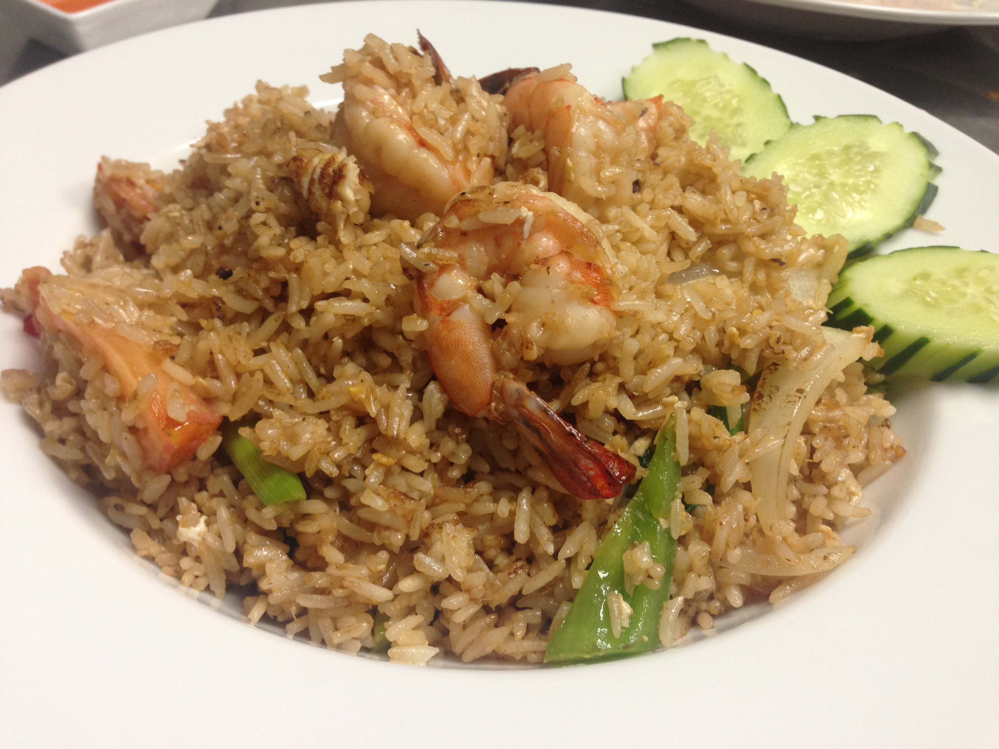 Order 58. Thai Fried Rice food online from Aura Thai - Long Beach store, Long Beach on bringmethat.com