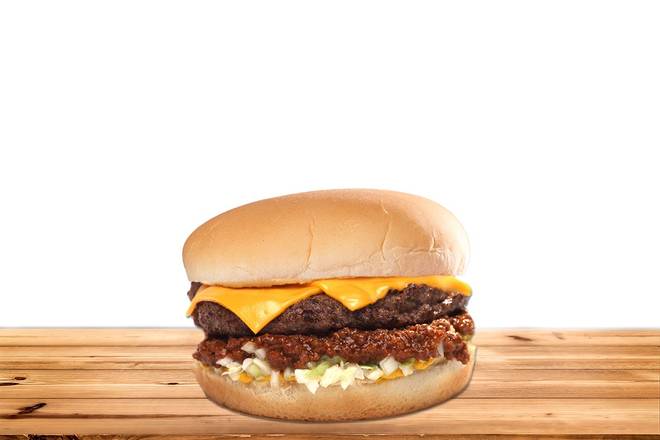 Order Lil Carolina Classic Cheeseburger food online from Hwy 55 Burgers Shakes & Fries store, Conover on bringmethat.com