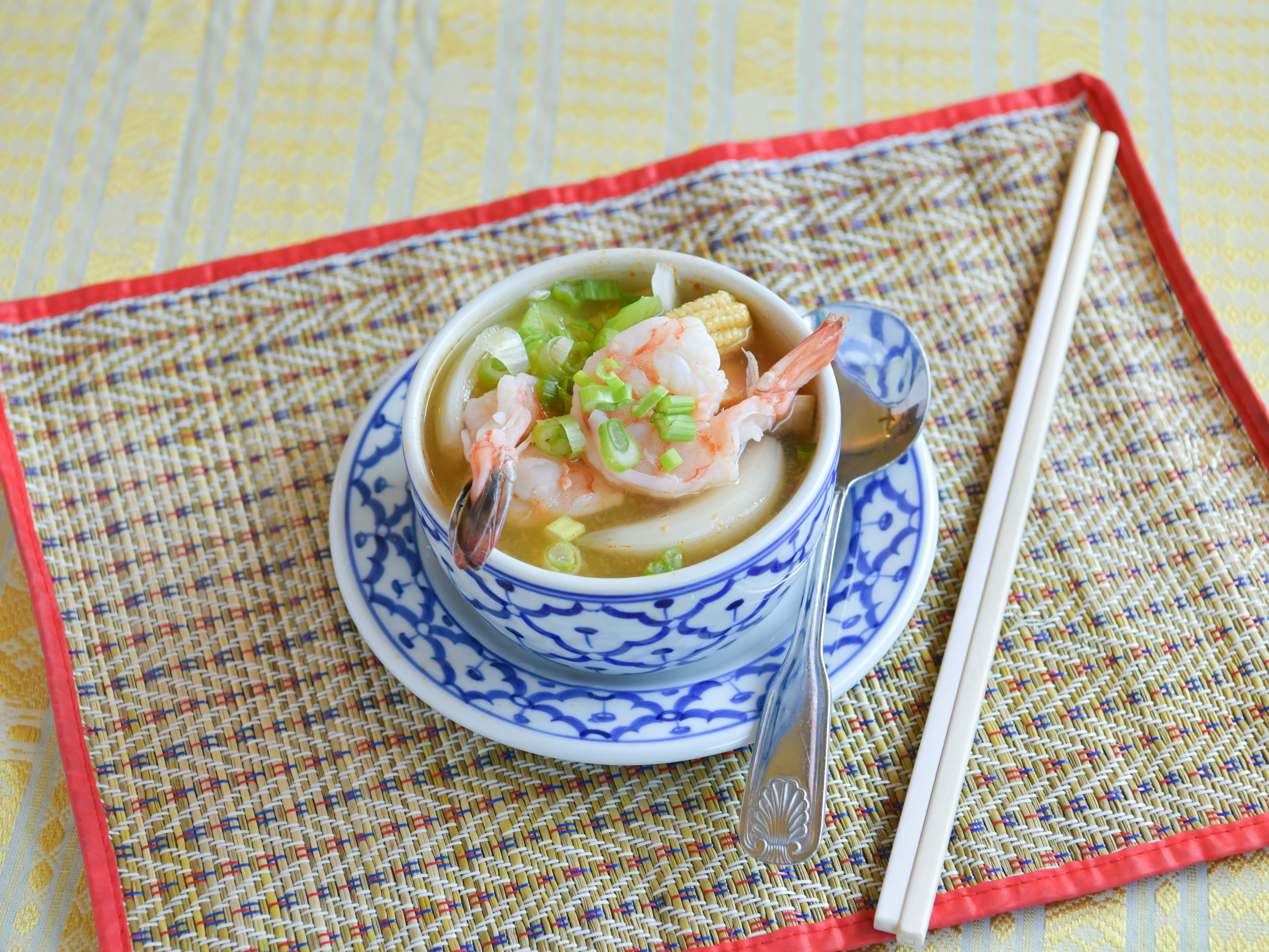 Order 11. Tom Yum Goong Soup food online from Thai House Nyack store, Nyack on bringmethat.com