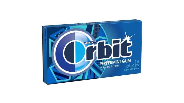 Order Orbit Gum Peppermint - 14 Pieces food online from Trumbull Mobil store, Trumbull on bringmethat.com