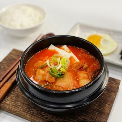 Order Kimchi Soup with Pork food online from T-Toust store, Berkeley on bringmethat.com