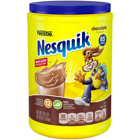 Order Nestle Nesquik Chocolate Flavor Powder food online from Deerings Market store, Traverse City on bringmethat.com