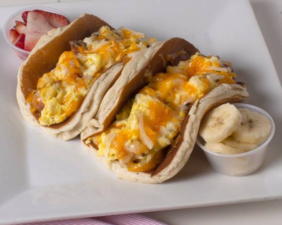Order Pancake Tacos food online from Manny's Sweet Treats store, Mineola on bringmethat.com
