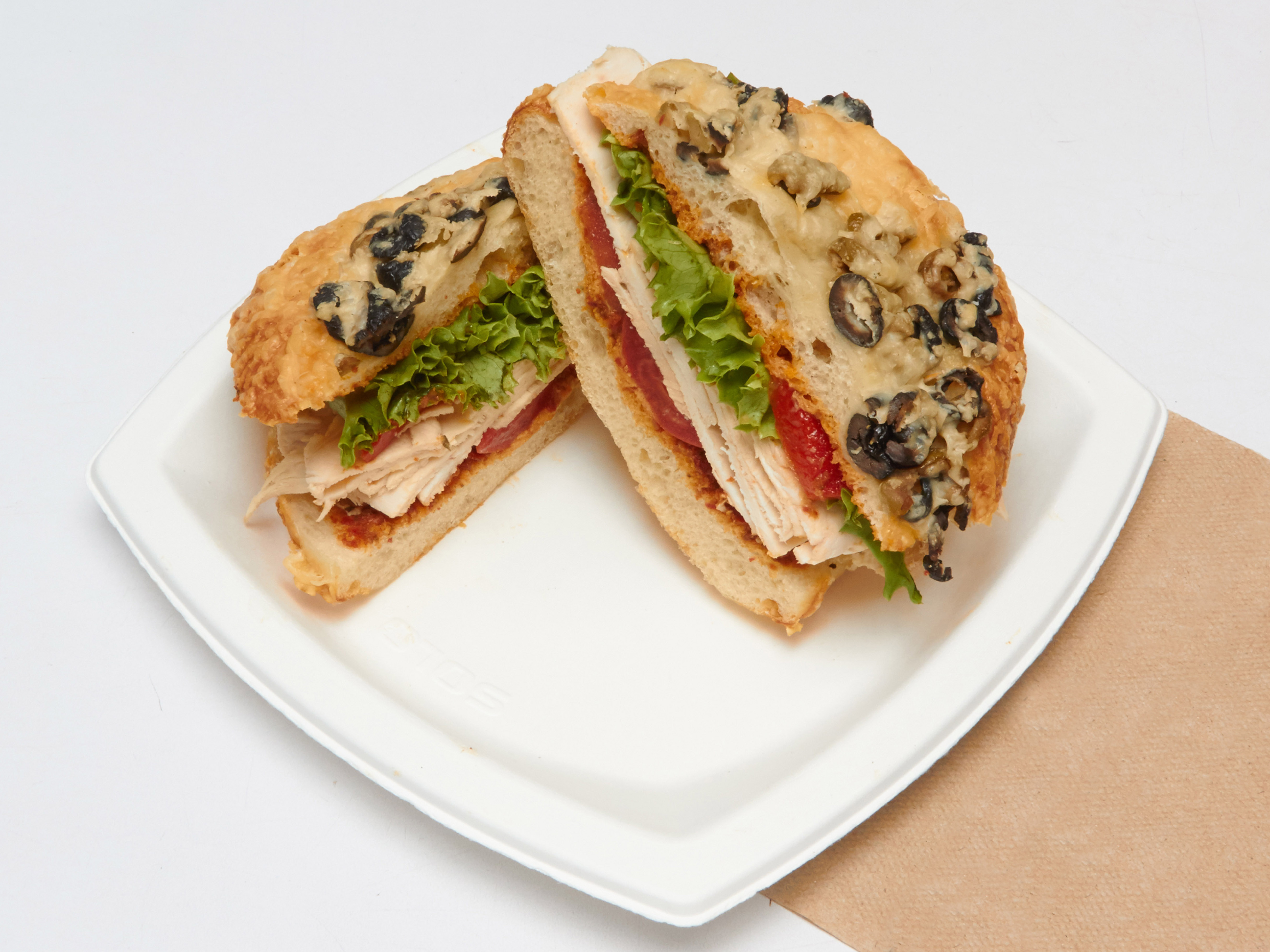Order Rosemary Chicken Signature Sandwich food online from Cafe fresco store, New York on bringmethat.com