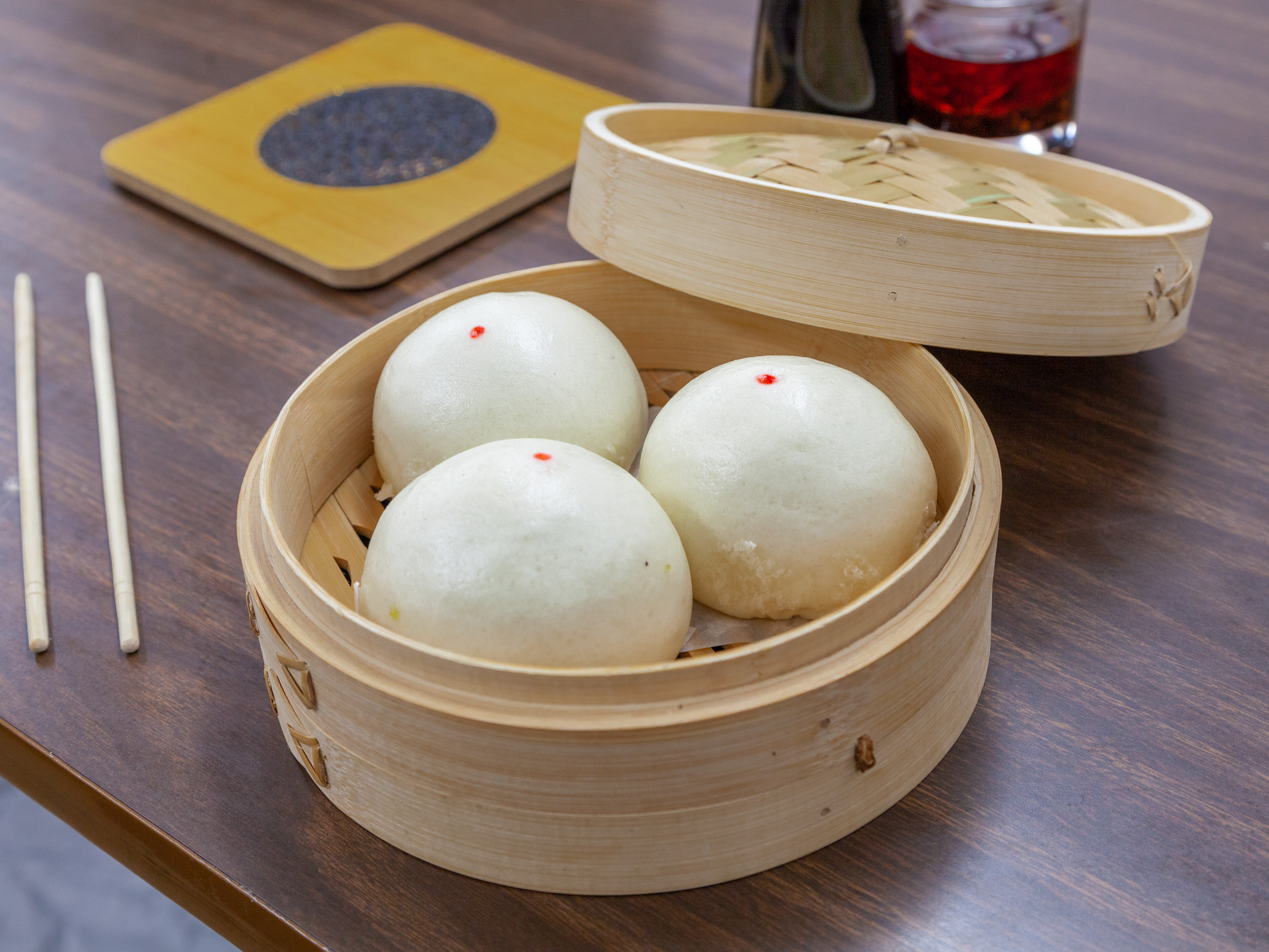 Order Red Bean Bun food online from House of Dim Sum store, San Francisco on bringmethat.com