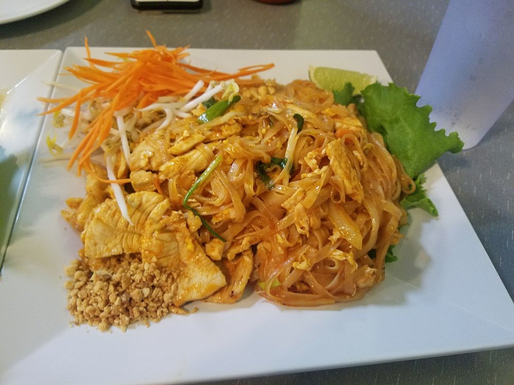 Order 42. Pad Thai food online from Flavors of Thai store, Los Angeles on bringmethat.com