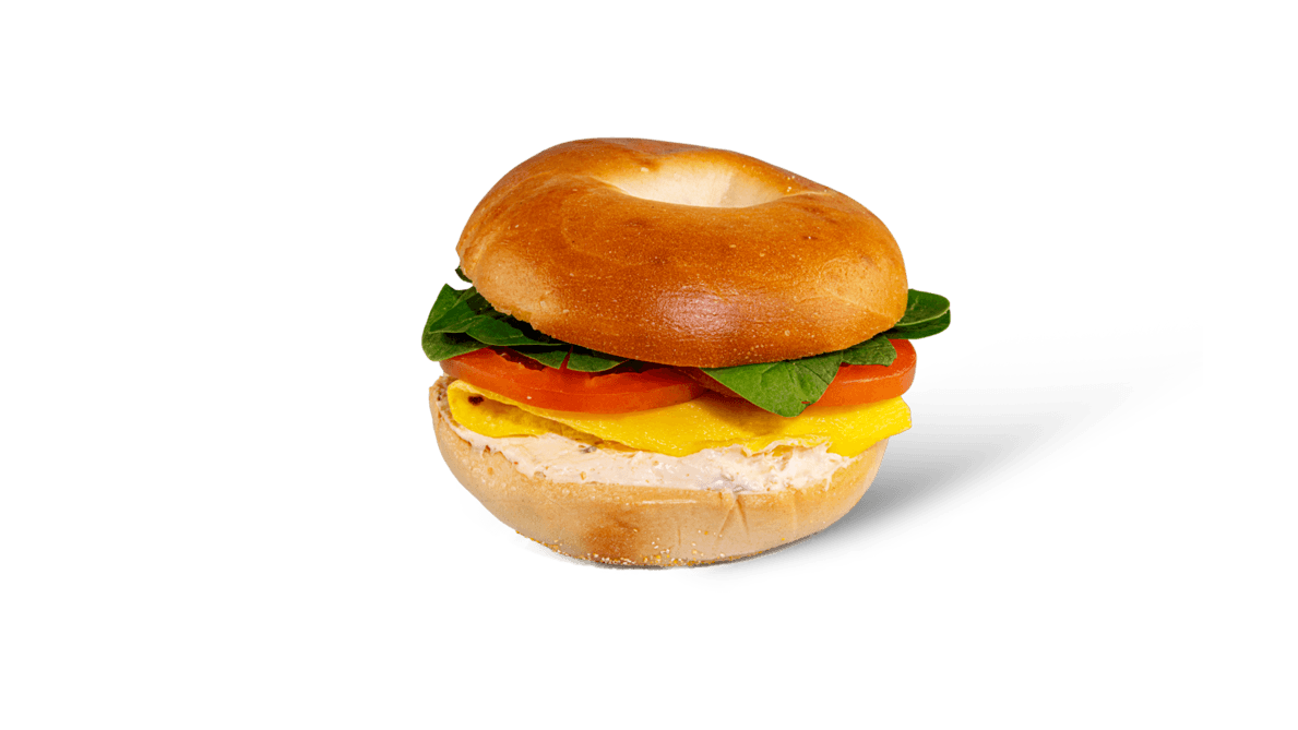 Order Veggie Egg Omelet Bagel Sandwich food online from Wawa store, Hatboro on bringmethat.com