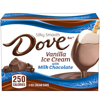Order Dove Vanilla Ice Cream with Milk Chocolate food online from Bi Rite Supermarket store, Olmsted Falls on bringmethat.com