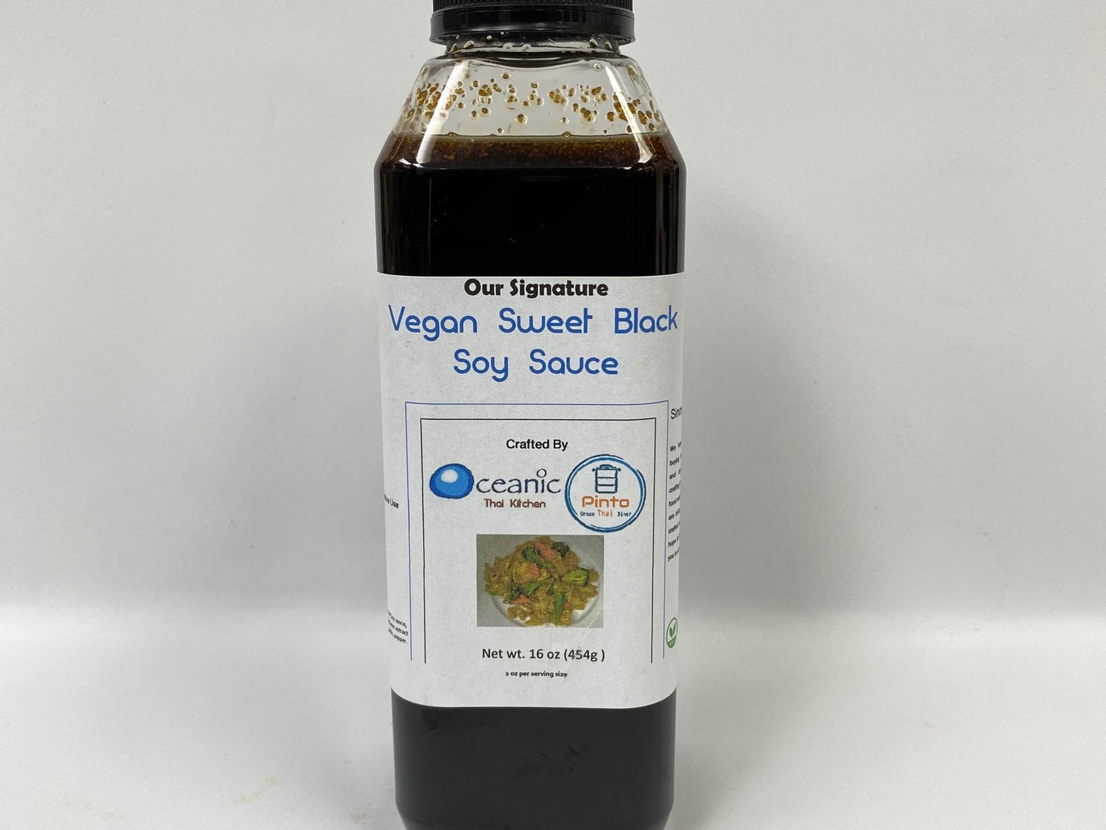 Order Bottled Vegan Sweet Black Soy Sauce food online from Pinto Urban Thai Diner store, Richardson on bringmethat.com