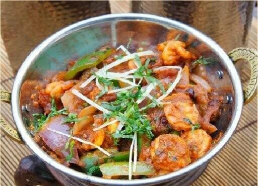 Order SHRIMP KADAI food online from Thumka Indian Express store, Algonquin on bringmethat.com