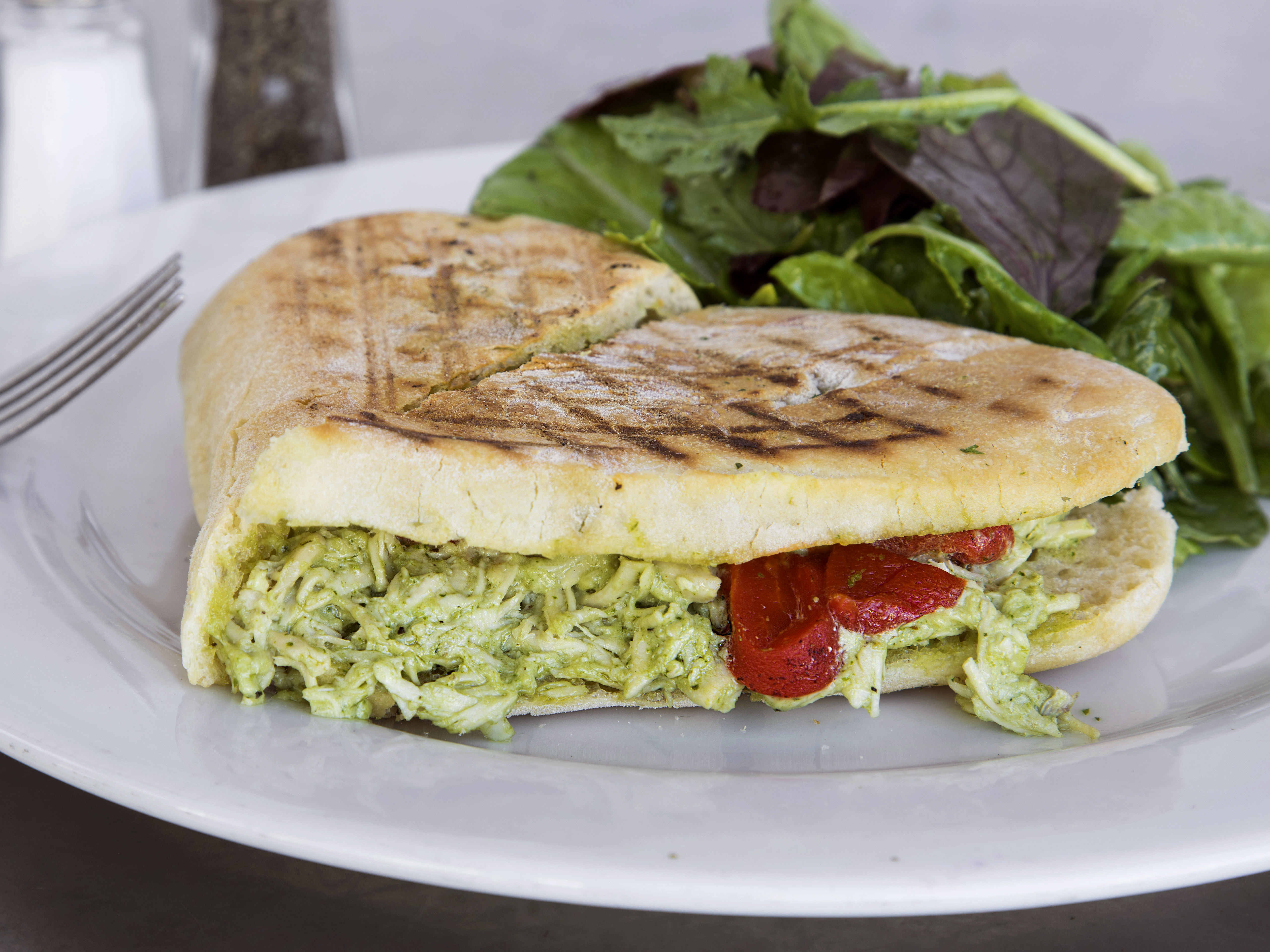 Order Chicken Panini food online from Chez Maman East store, San Francisco on bringmethat.com