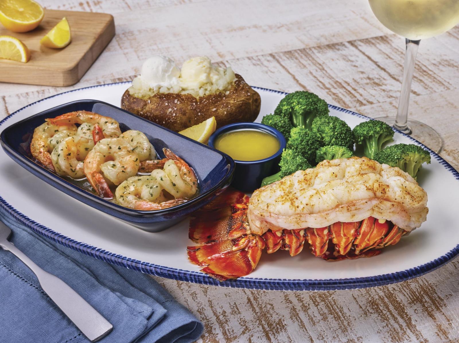 Order Caribbean Rock Lobster & Shrimp food online from Red Lobster store, Perry on bringmethat.com